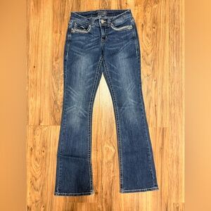 Shyanne Dark Blue Flare Jeans